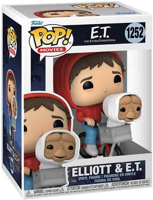 Funko Pop! Movies: E.T. Movie Collectible Elliot with E.T. in Basket #1252