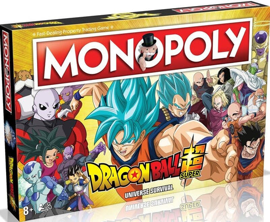 Monopoly Dragonball Super Edition  Classic Fun Board Game Universe Survival