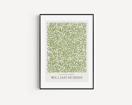 William Morris Art Print, Botanical print, William Morris Willow Pattern, Art Poster, Museum Poster, Vintage Poster, Wall Decor, Home Decor