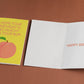 Funny Birthday Card For Her, Peachy Bum Birthday, Peachy As Your Bum, Happy Birthday, Birthday Card, Card for Gym Goer,