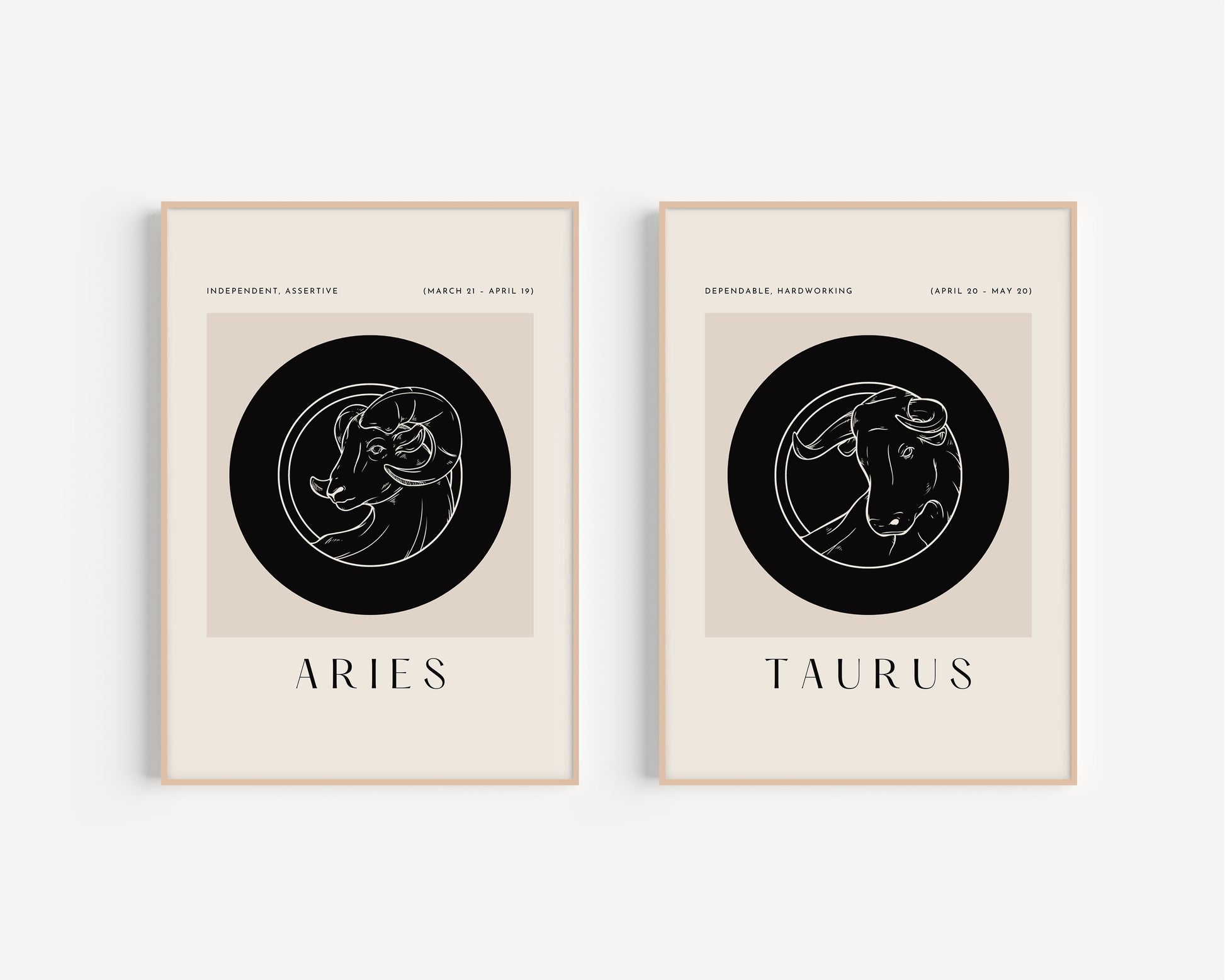 7x5/A4/A3 Zodiac Art Prints, Star Signs Wall Art, Zodiac Prints, Aesthetic Prints, Star signs Wall Decor, Zodiac Posters, Different Zodiacs