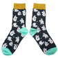 Moomin Daisy Flower Socks by House of Disaster, Moomin Socks, Moomins, Official Moomin Merch,