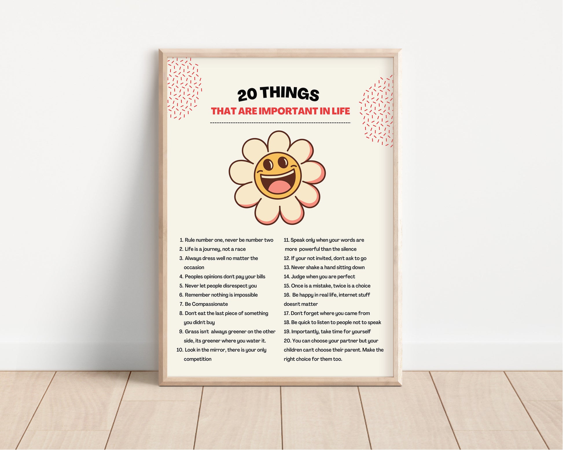 Motivational Character Retro Print, Different Characters, Retro Quote Wall Print, Life Lessons Print, Retro Poster, Retro Wall Decor