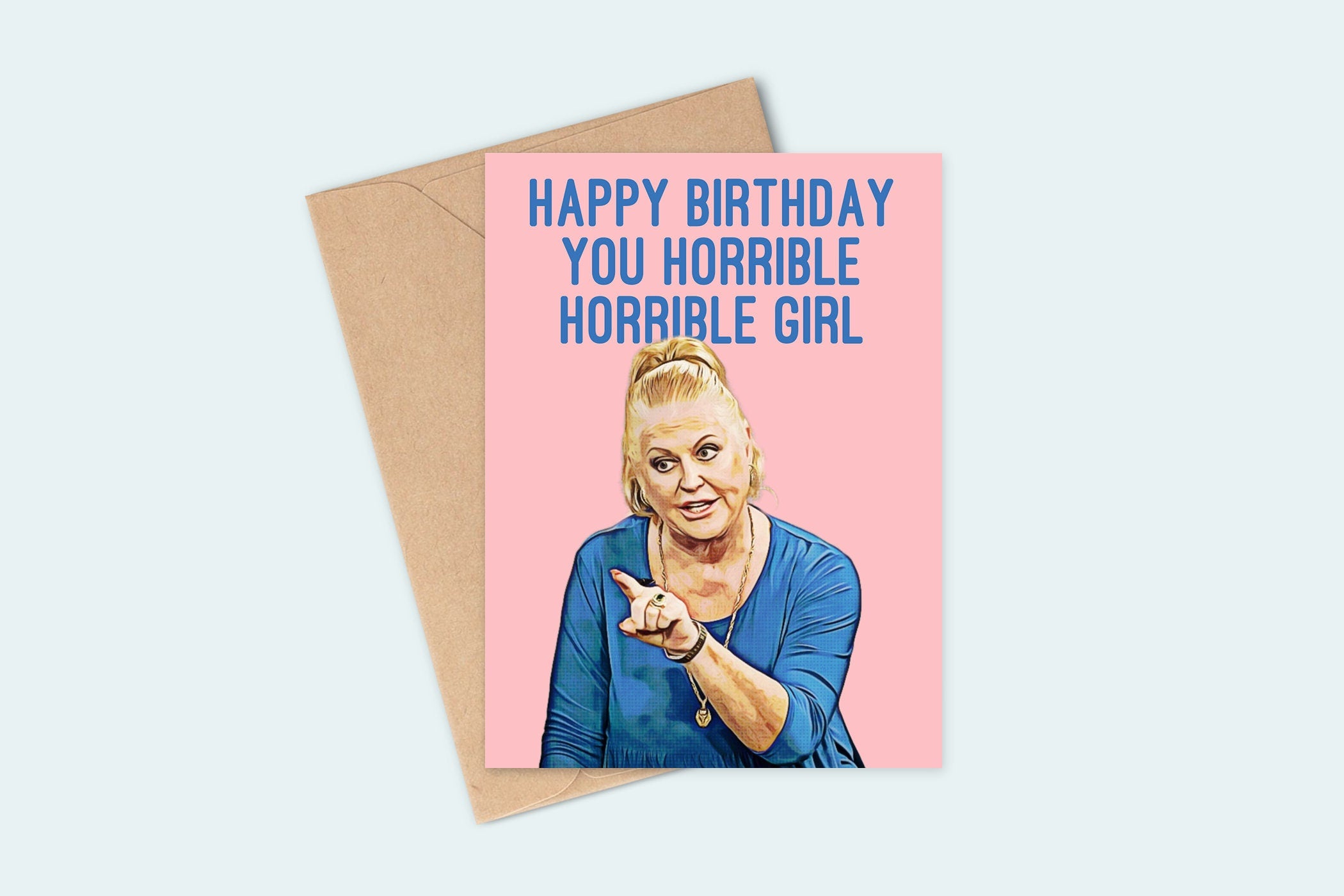 Kim Woodburn Birthday Card – Ink Icons